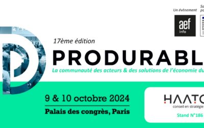 HAATCH est à Produrable 2024 : venez écouter nos retours d’expérience sur la CSRD